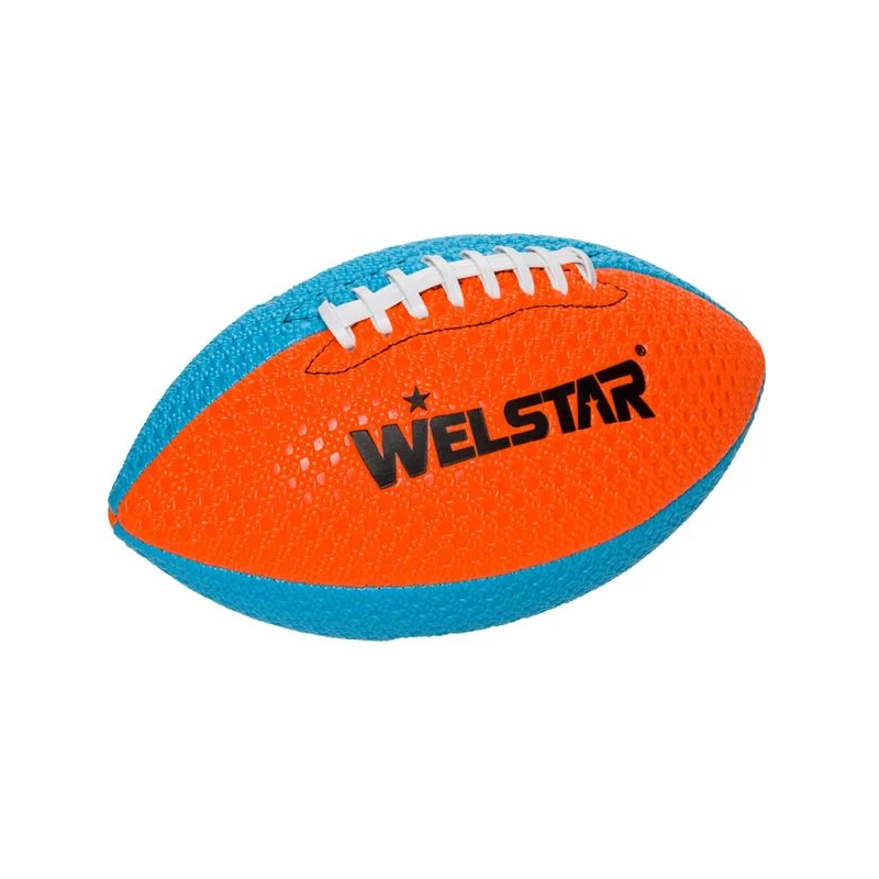 Minge Rugby albastru cu portocalie nr.6