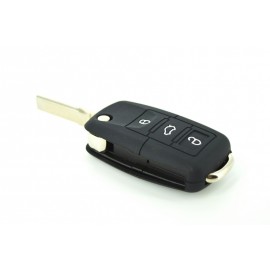 Husa cheie briceag 3 butoane silicon negru  VW Cod:V3B