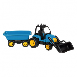 Vehicul tractor cu excavator si remorca 60cm