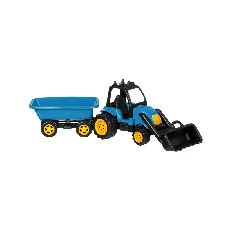 Vehicul tractor cu excavator si remorca 60cm