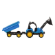 Vehicul tractor cu excavator si remorca 60cm