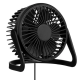 Ventilator de masa negru cu USB