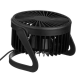 Ventilator de masa negru cu USB