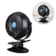 Ventilator reincarcabil de masa cu clips 4W