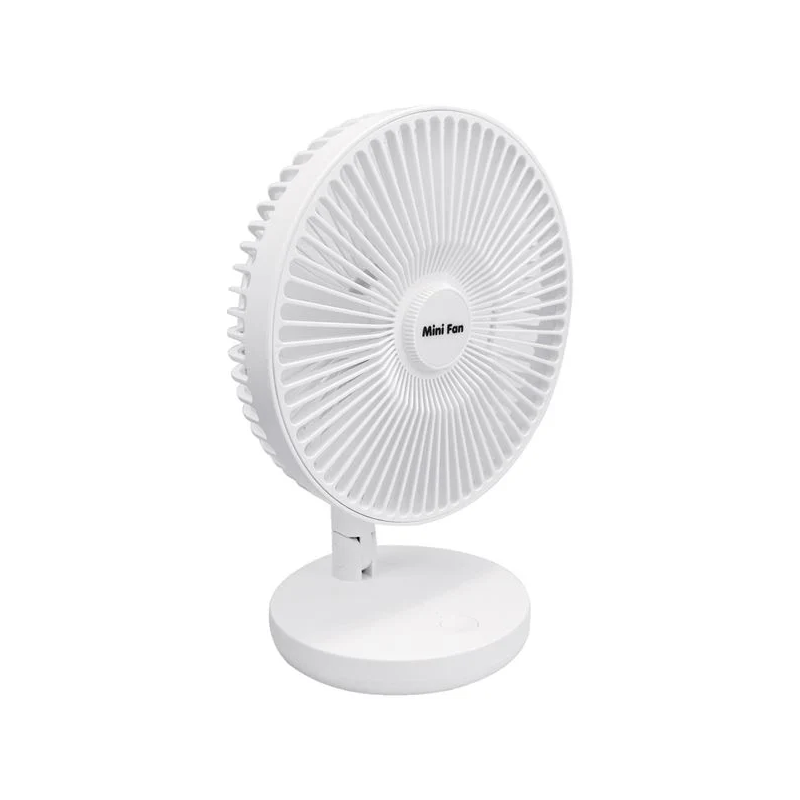 Ventilator pliabil alb cu 2 nivele USB 4W