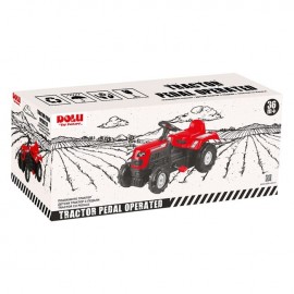 Tractor rosu cu pedale
