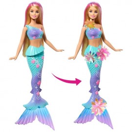 Papusa sirena Barbie blooming magic