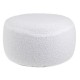 Puf gonflabil decorativ alb 38x20cm