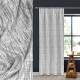 Perdea decorativa gri cu model 140x260cm