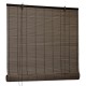 Jaluzea din bambus maro inchis pentru fereastra 90x180cm