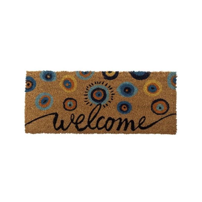 Covoras treapta intrare cu ochi bleu 60x25cm