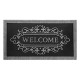 Covoras intrare gri cu negru 90x50cm