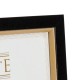 Rama foto decorativa A4 cu cadru dublu auriu negru 21x30cm