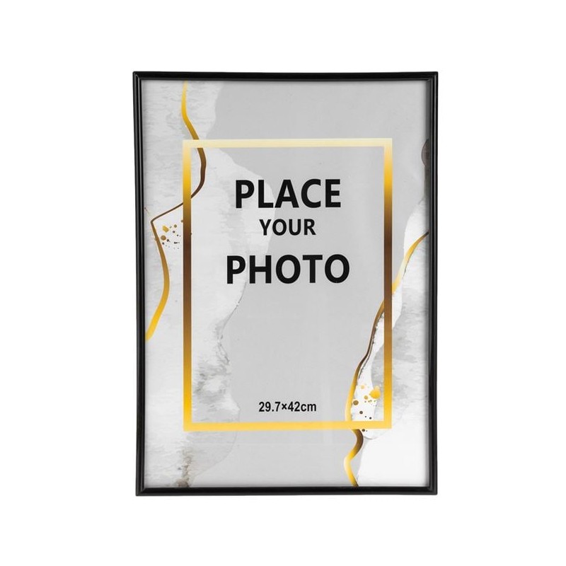 Rama foto decorativa neagra 30x42cm
