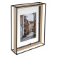 Rama foto cu rama metalica si cadru din sticla 23x7x30cm