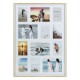 Rama foto decorativa din lemn de stejar de culoare naturala 52.5x2.5x72.5cm