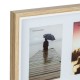 Rama foto decorativa din lemn de stejar de culoare naturala 52.5x2.5x72.5cm