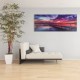 Tablou cu lumina LED dig la apus de soare 100x40x1.5cm