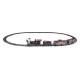 Tren Western cu locomotiva, vagoane, sunet si lumini