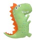 Perna decorativa dinozaur verde 30x40cm
