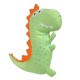 Perna decorativa dinozaur verde 30x40cm
