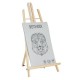 Set schite cu sevalet si accesorii - 44 buc