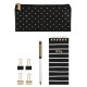 Kit de birou cu penar carnetel pix si 4 agrafe 7buc
