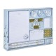 Set cadou scolar flori bleu