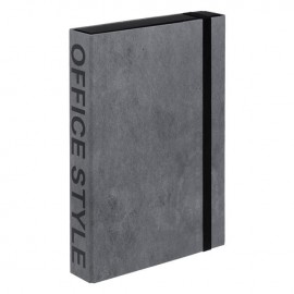 Mapa gri stone cu elastic 24x5x35cm