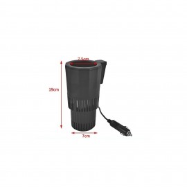 Suport auto inteligent pahare 2 in 1 racire incalzire LED touch bricheta 12V