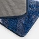 Covoras model valuri bleu-albe 45X75