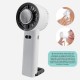 Ventilator de mana cu suport alb USB 16cm