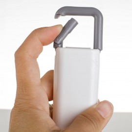 Ventilator de mana cu suport alb USB 16cm