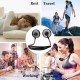 Ventilator dublu pentru gat handsfree 17x16x11cm