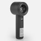 Ventilator de mana gri antracit cu afisaj LED USB 17cm