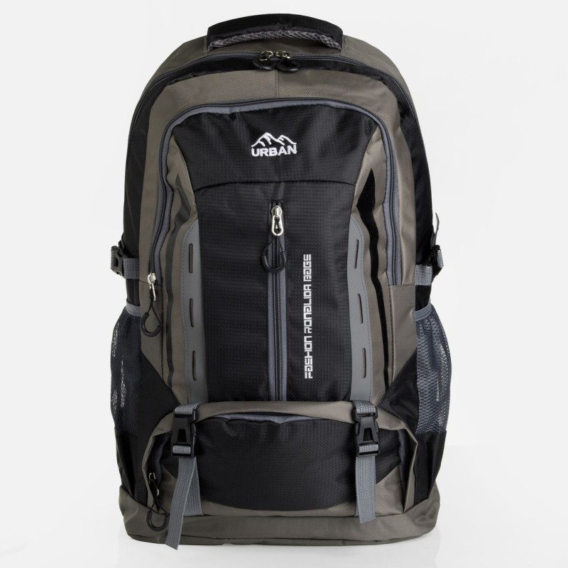 Geanta calatorie 45.64L gri-negru 33x20x54