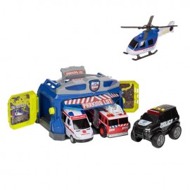 Statie cu 4 masini cu sunet si lumini