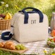Geanta termica 10L din in bej 29x15x24cm