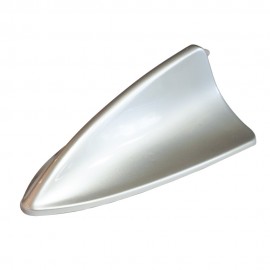 Antena ornament rechin argintiu