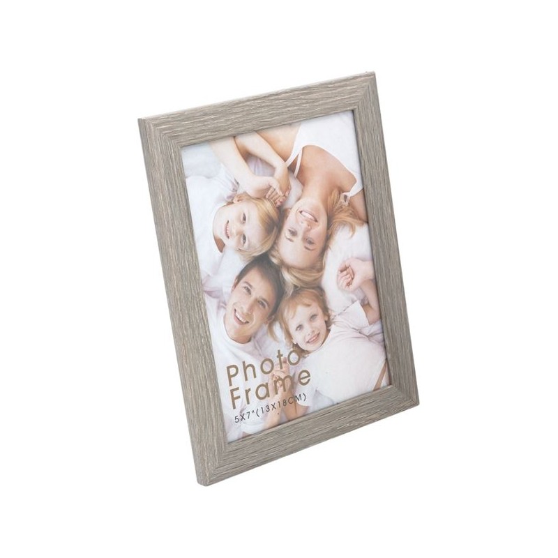 Rama foto de lemn gri 13x18cm
