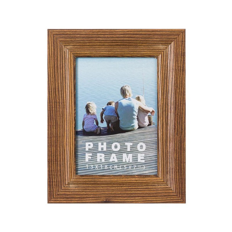 Rama foto decorativa din MDF maro