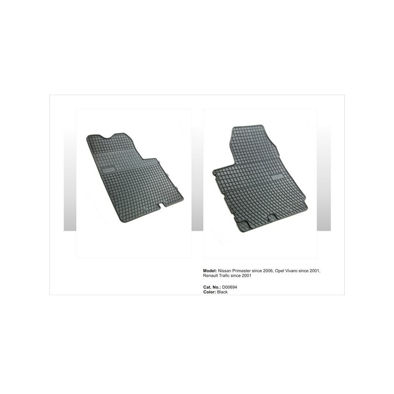 Covoare cauciuc RENAULT TRAFIC 2001-2004 ( D00694 P40 )