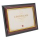 Rama foto A4 maro cadru auriu