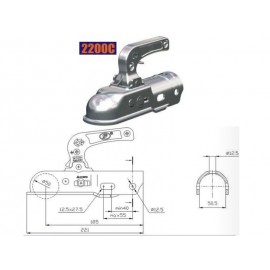 Cupla remorca rotunda 2300C