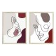 Tablou canvas decorativ fete abstracte 30 x 40 x 2.5cm