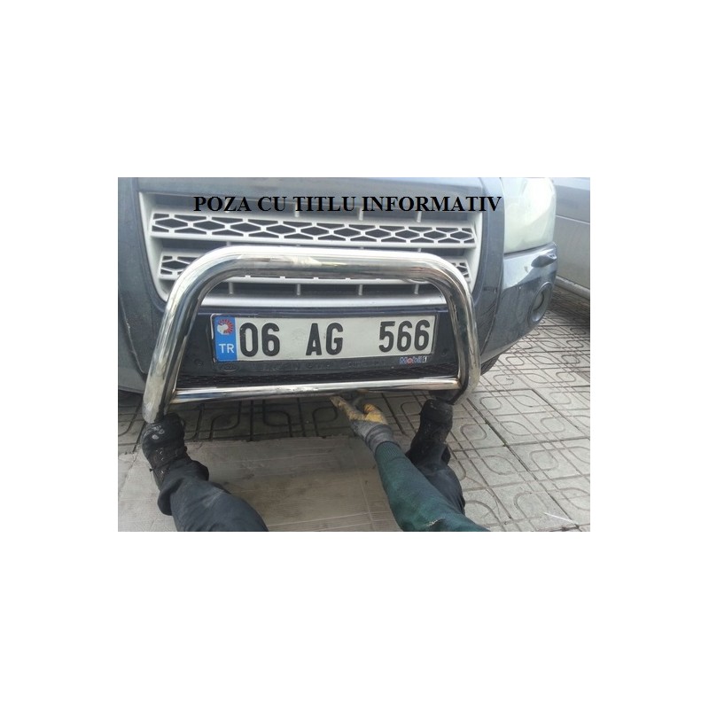 Bullbar inox compatibil VW TOUAREG 2002 COD: K38 Bullbar inox compatibil VW TOUAREG 2002 COD: K38