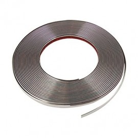 Rola ornament nichel cu adeziv 12mm x 15m