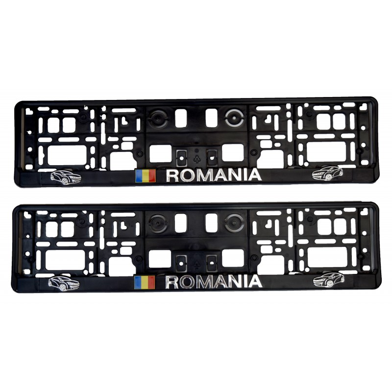 Suport numar inmatriculare ROMANIA 2buc./set