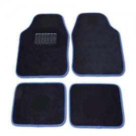 Covorase mocheta auto universale cu dunga ALBASTRA COD: 1001