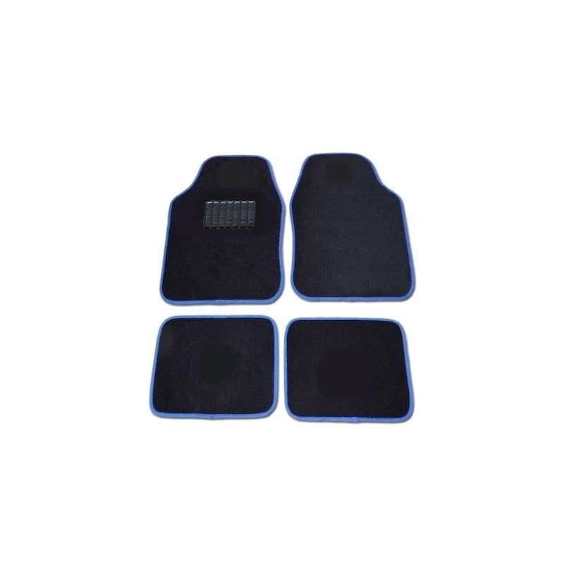 Covorase mocheta auto universale cu dunga ALBASTRA COD: 1001